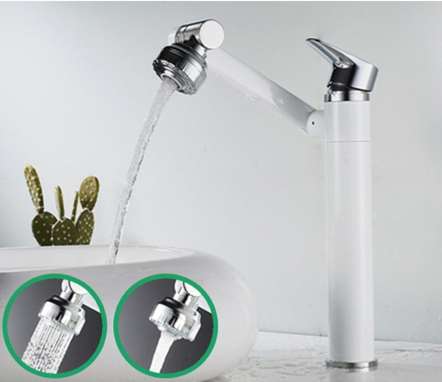 Swivel Faucet - 720-1080 Degree sink faucet - single handle