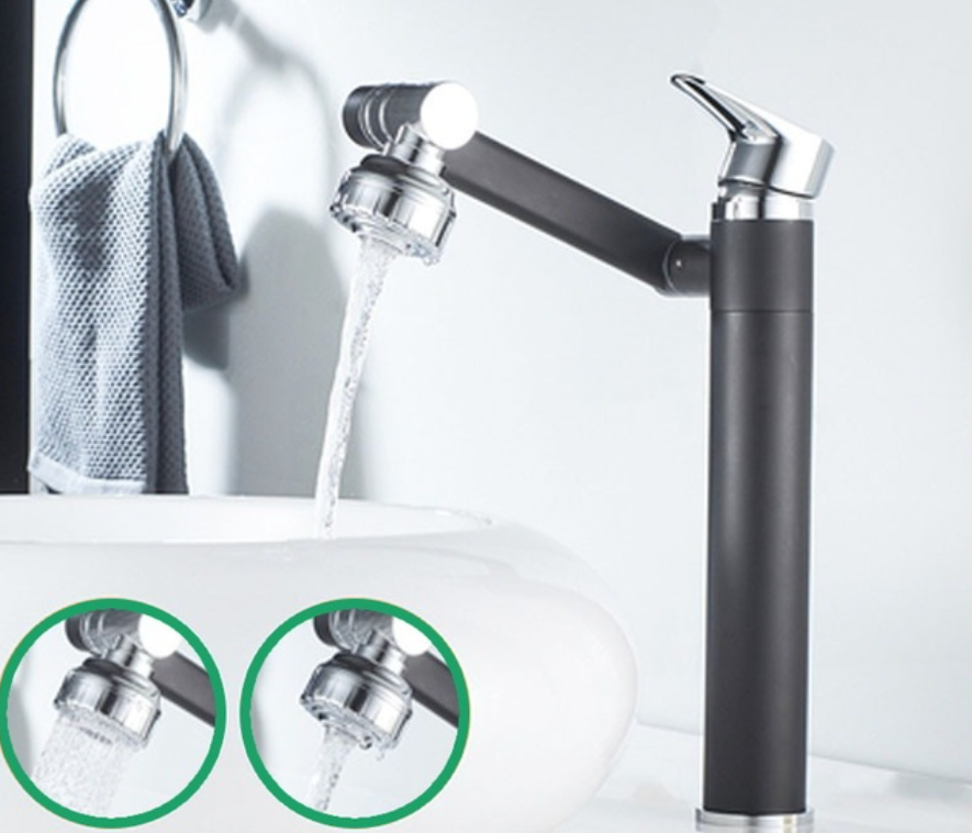 Swivel Faucet - 720-1080 Degree sink faucet - single handle